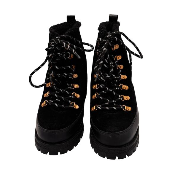 Tory Burch Women's Thea Lugg Suede Boots 9 M - Picture 2 of 8